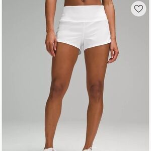 Lululemon High Rise Speed Up 2.5 inch shorts